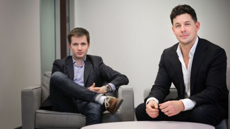 Adam Hansmann (left) and Alex Mather (right), co-founders of The Athletic.